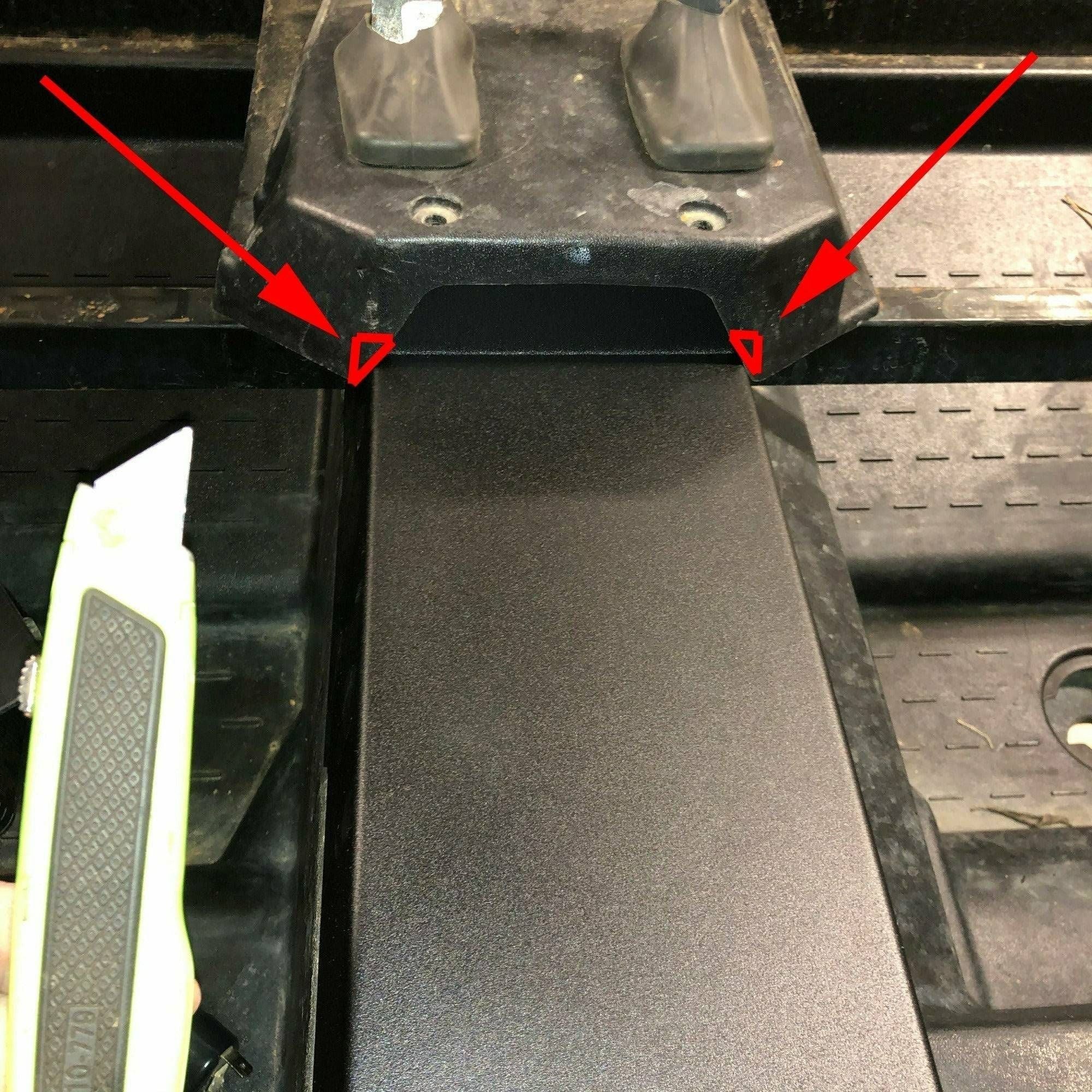 Polaris RZR Rear Center Console Delete Kit