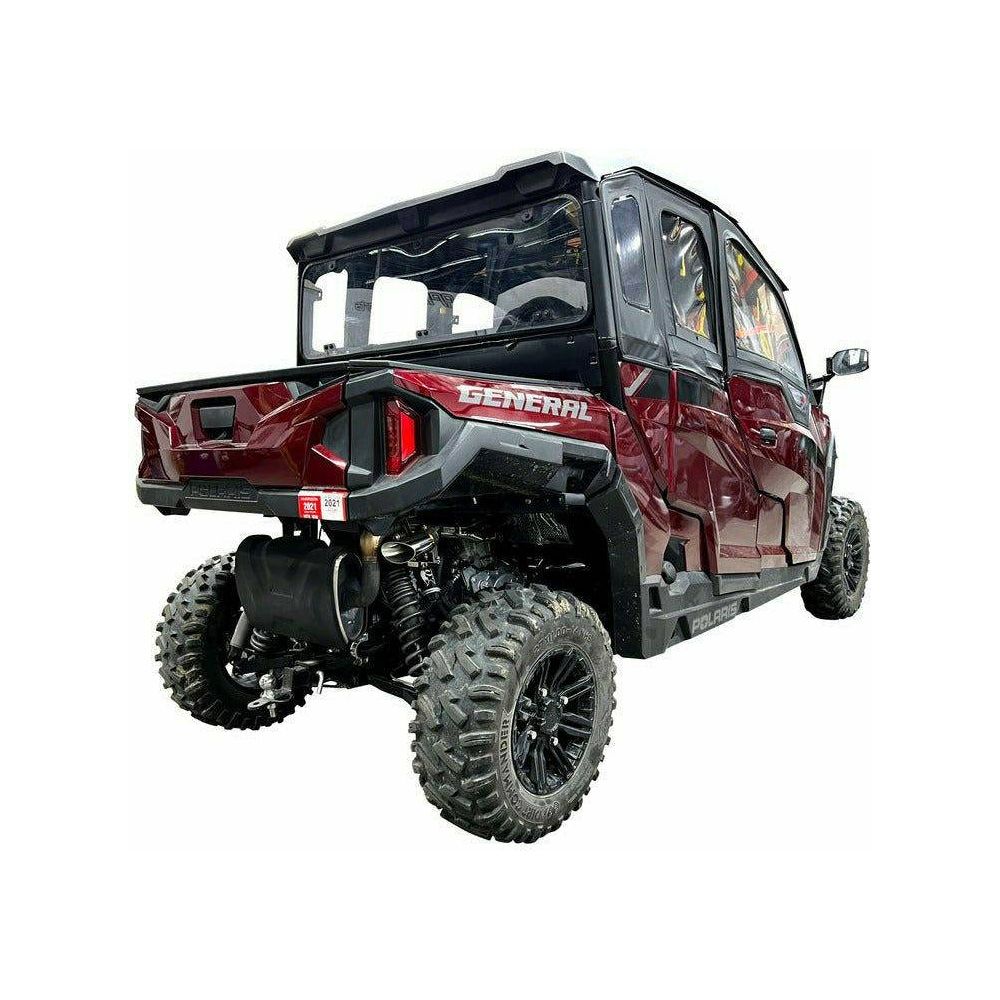 Polaris General 1000 2.5" E-Valve Captain's Choice Side Dump Exhaust