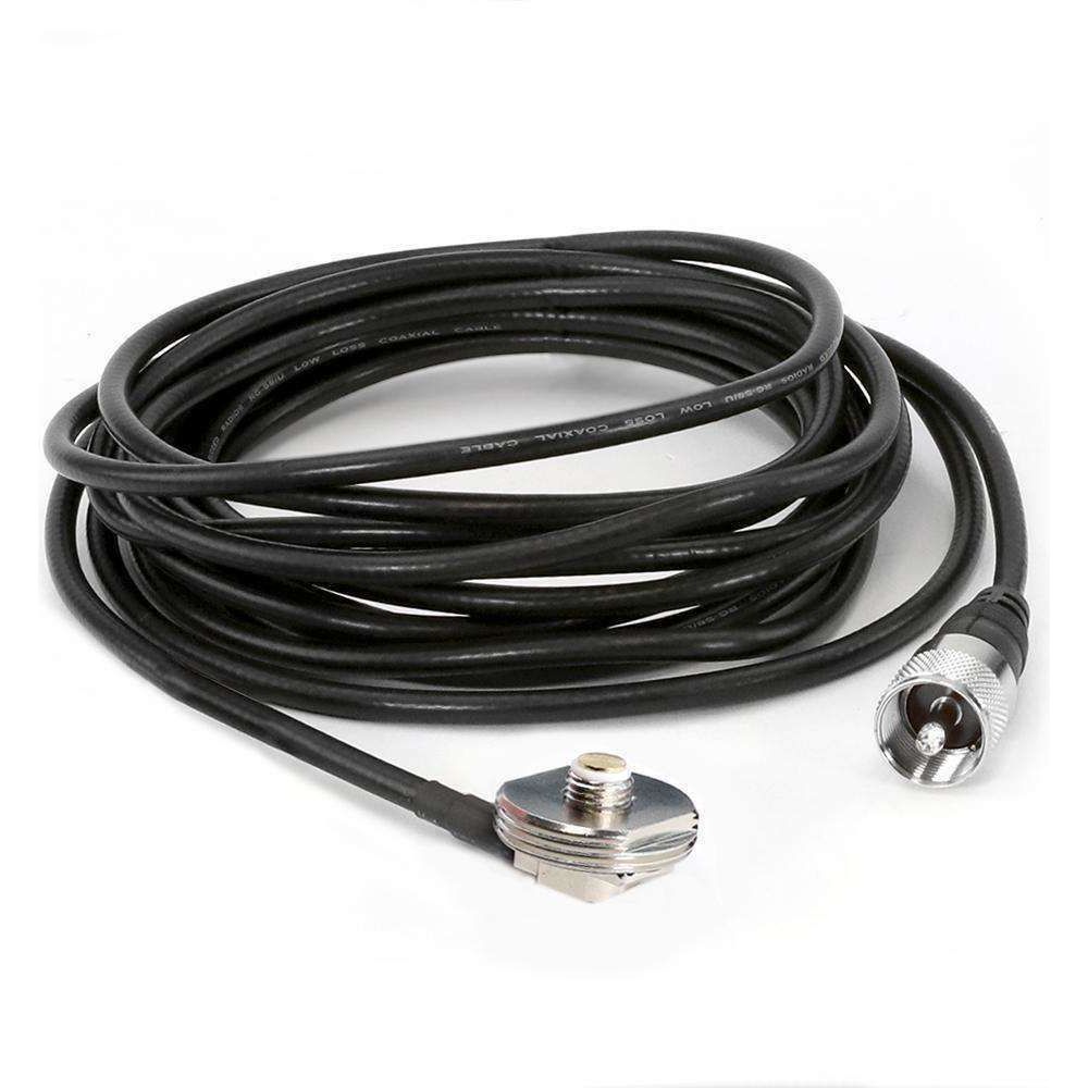 15 Ft Antenna Coax Cable with 3/8 NMO Mount