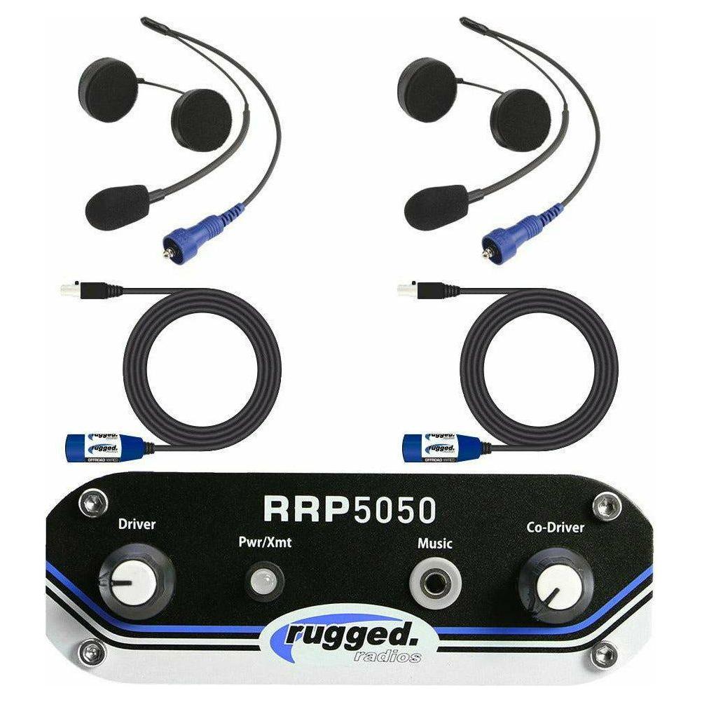 RRP5050 2 Person Helmet Kit Intercom System