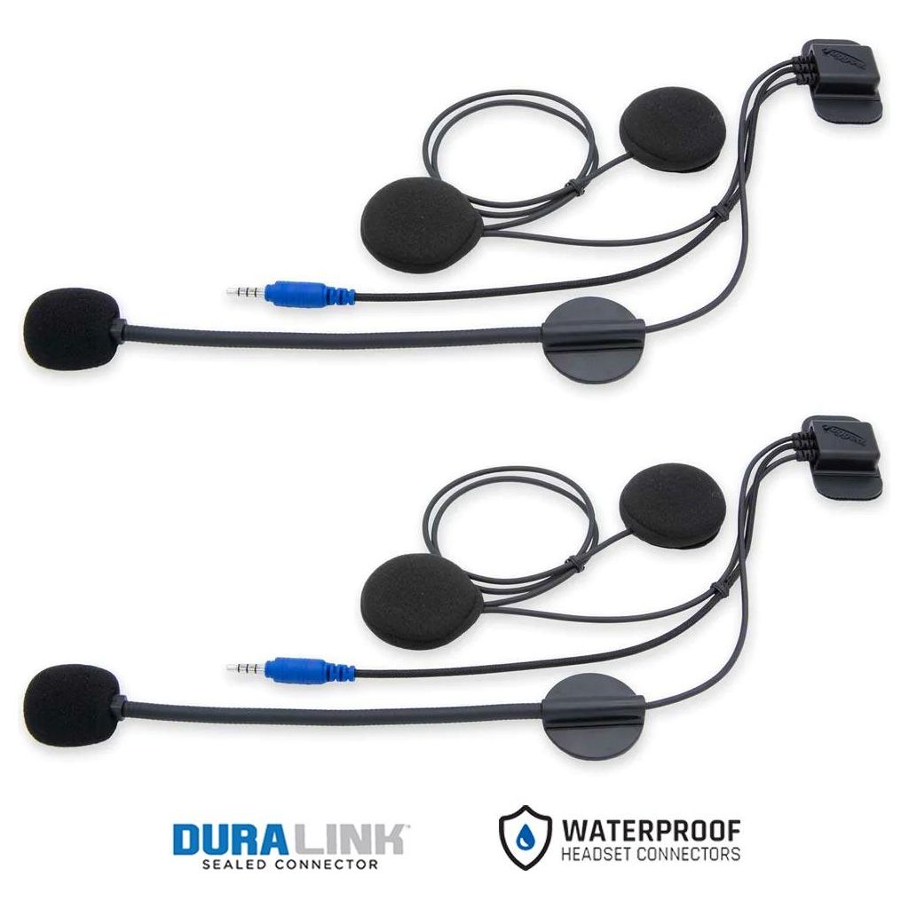 2 Person Super Sport 364 Communication Intercom System with Helmet Kits