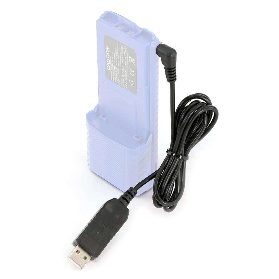 GO FURTHER BUNDLE - for V3 and RH5R Handheld Radios - Long Range Antenna XL Battery and USB Charging Cable