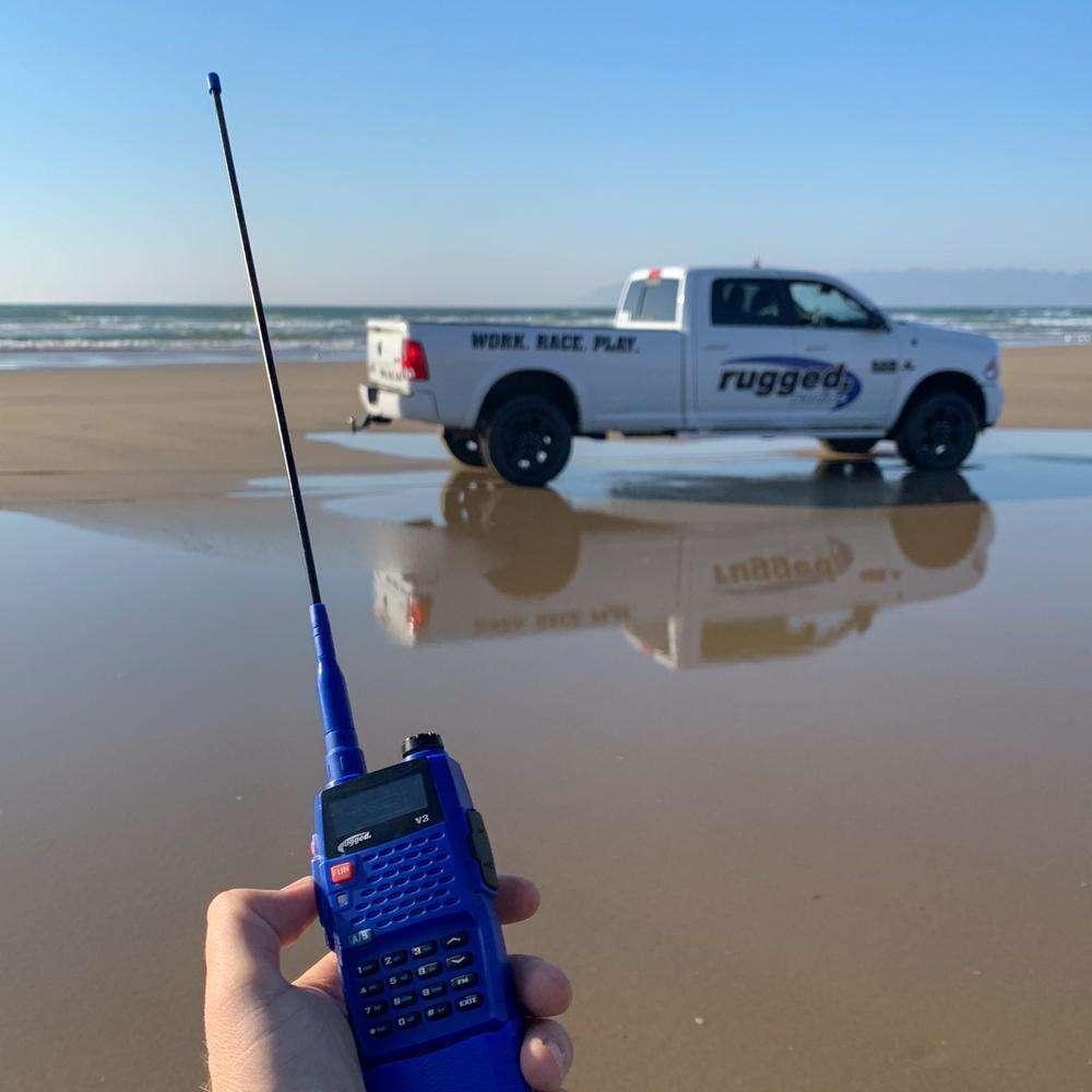 GO FURTHER BUNDLE - for V3 and RH5R Handheld Radios - Long Range Antenna XL Battery and USB Charging Cable