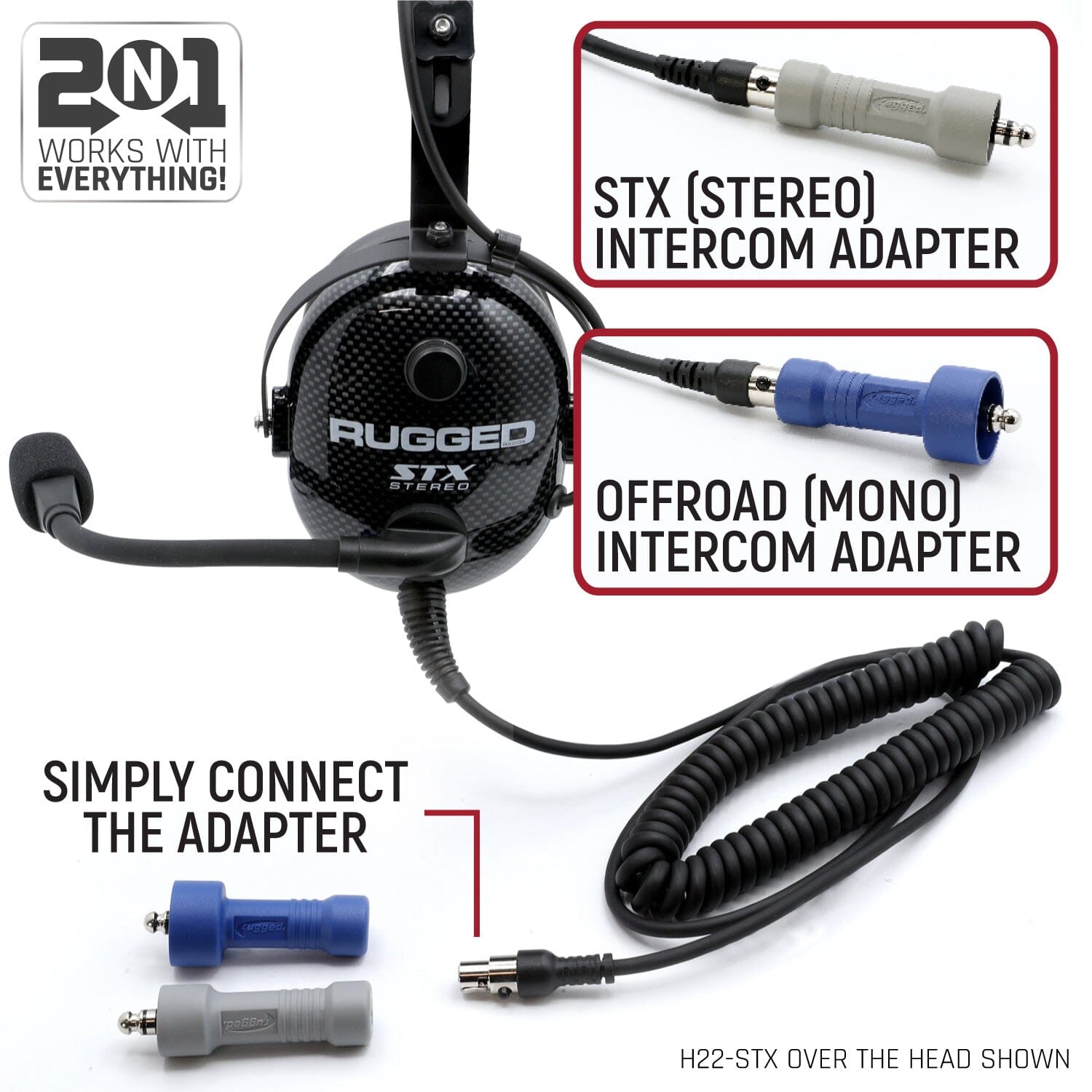 ULTIMATE Alpha Audio Stereo Headset with Volume Control (OTH and BTH)