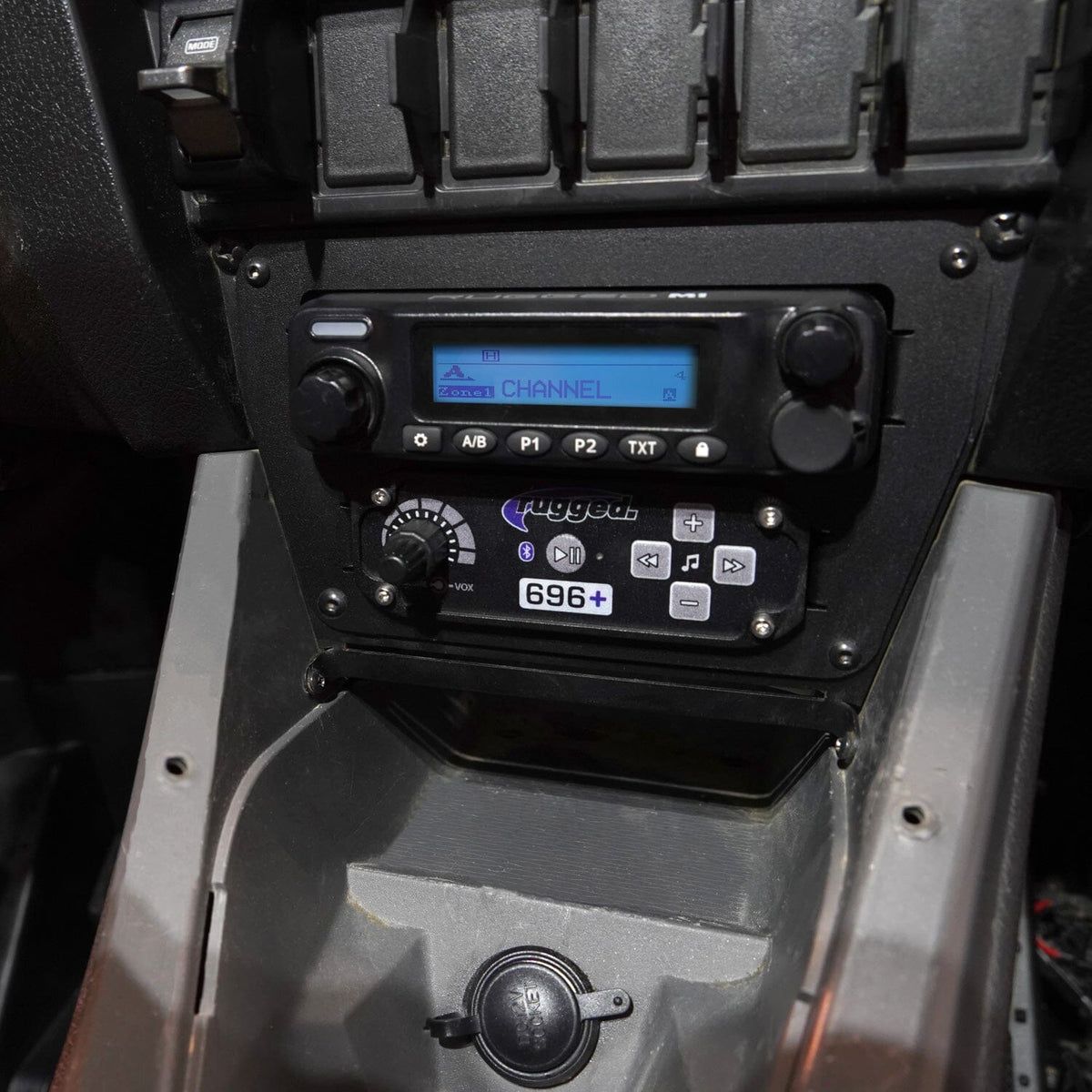 Polaris RZR Pro / Turbo R Radio and Intercom Dash Mount