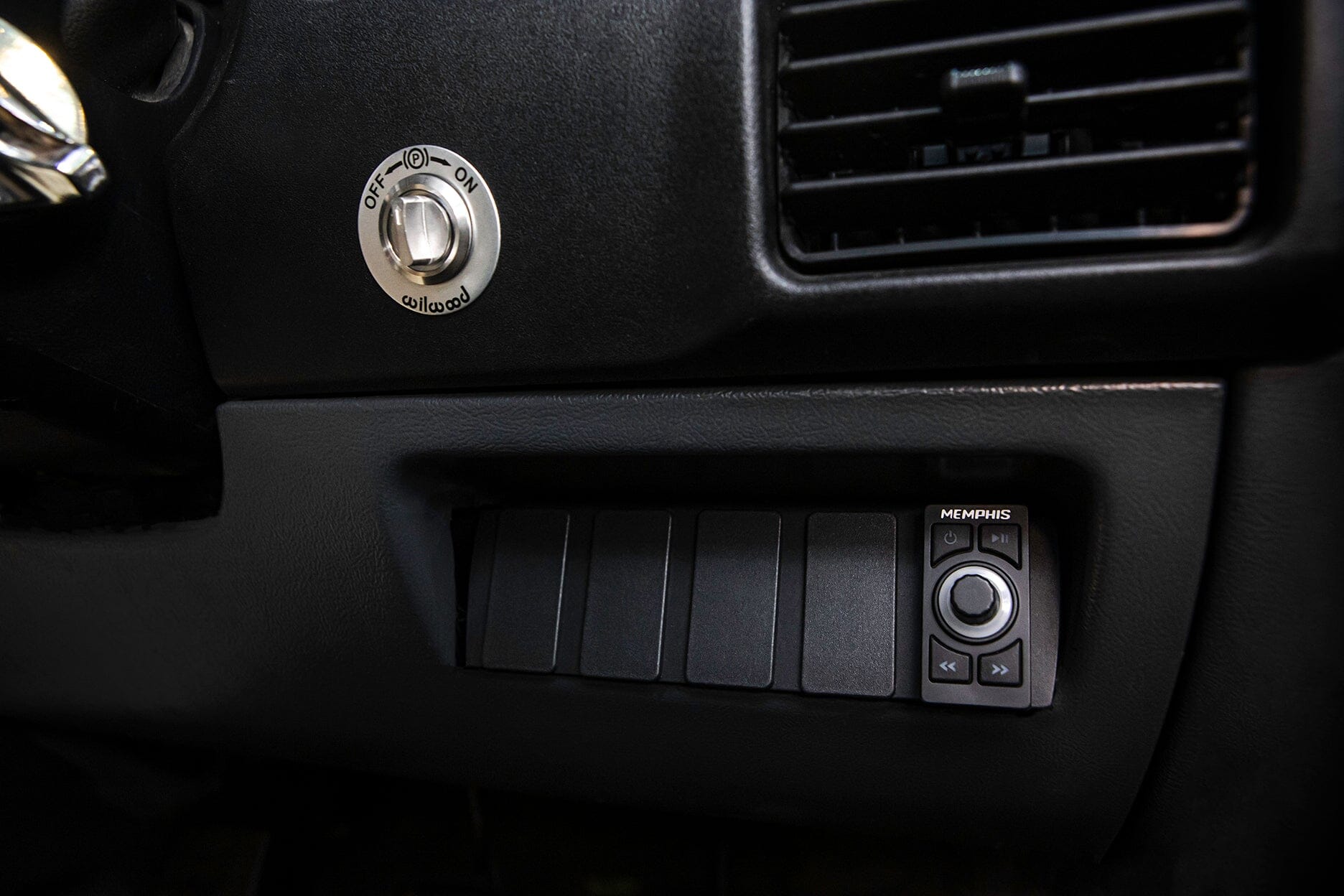 Rocker Switch Panel for OBS Ford Bronco F150 and F250 Lower Dash