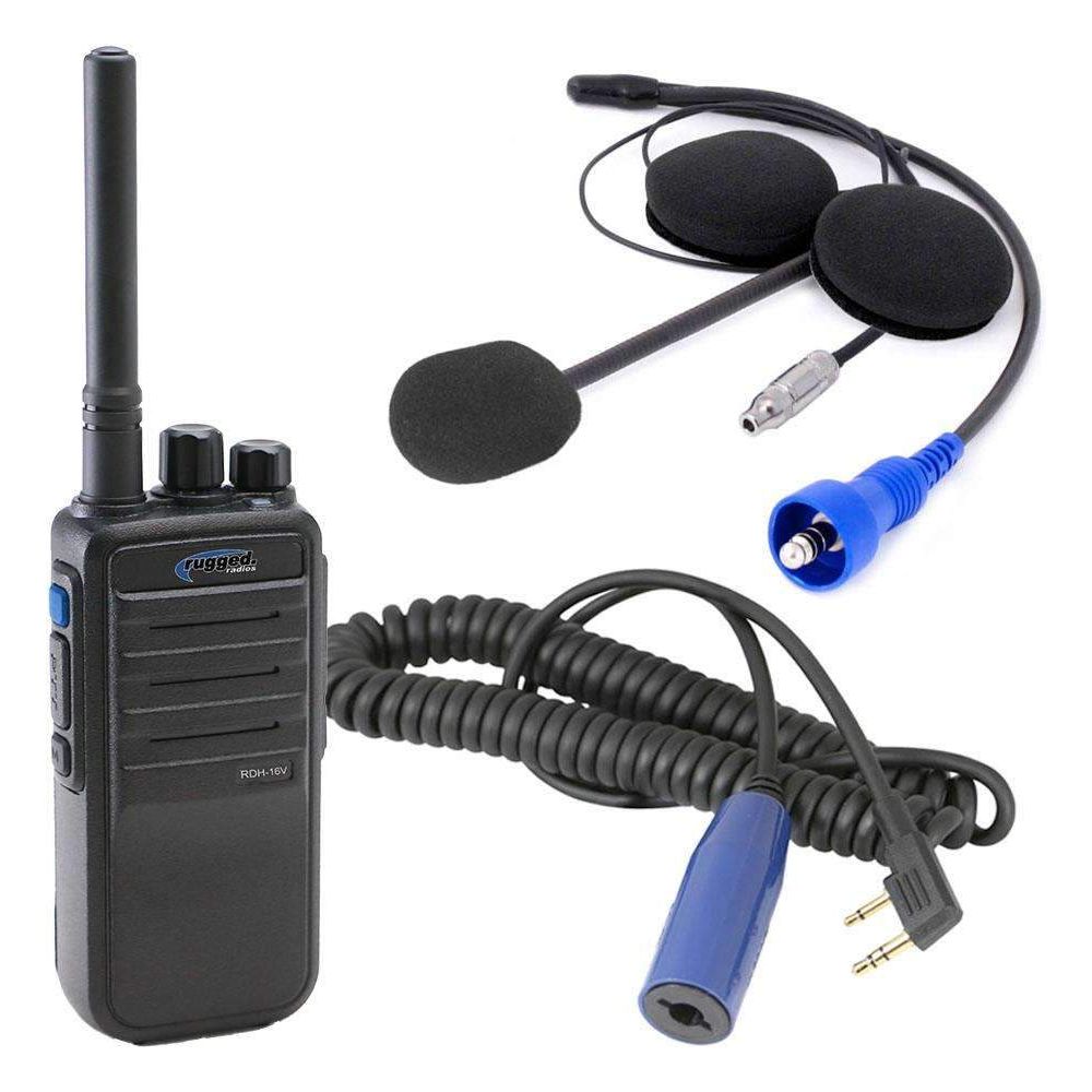 Single Seat Kit with UHF Digital Radio & Helmet Kit