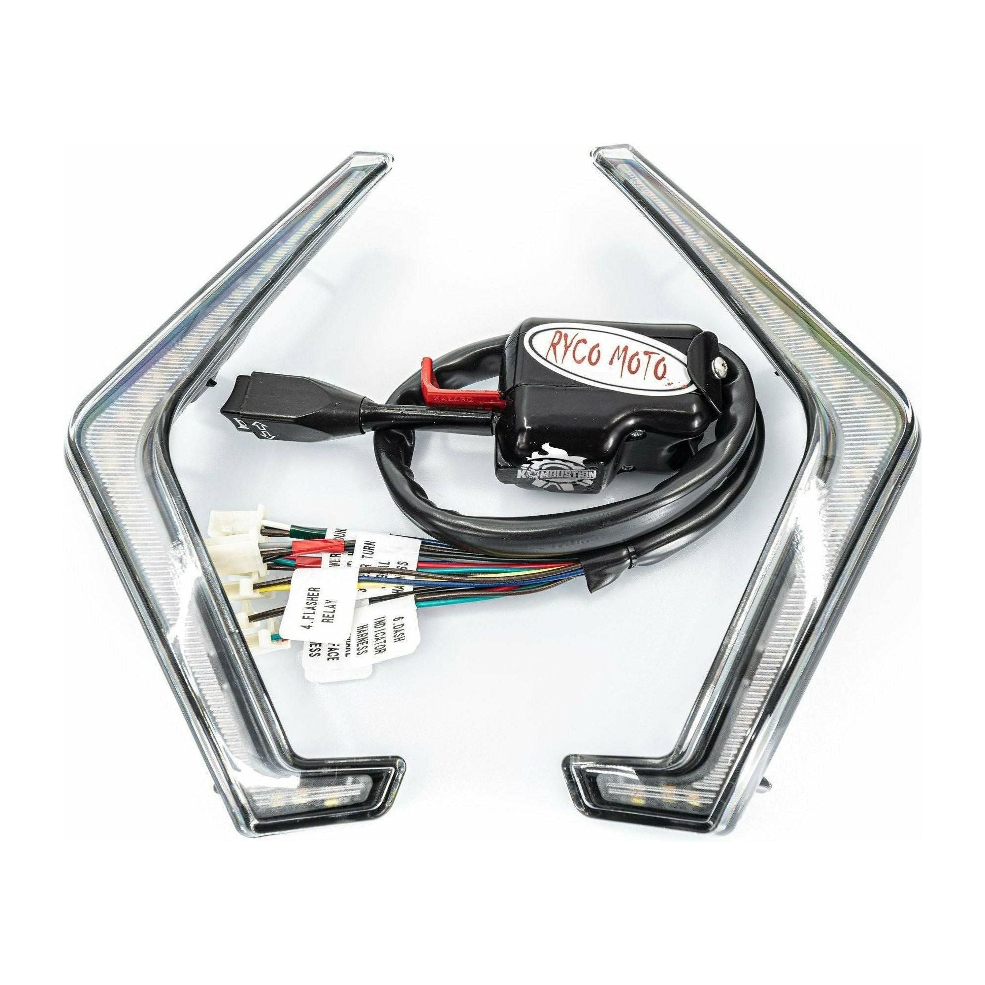 Polaris RZR Turn Signal & Horn Kit with Fang Lights
