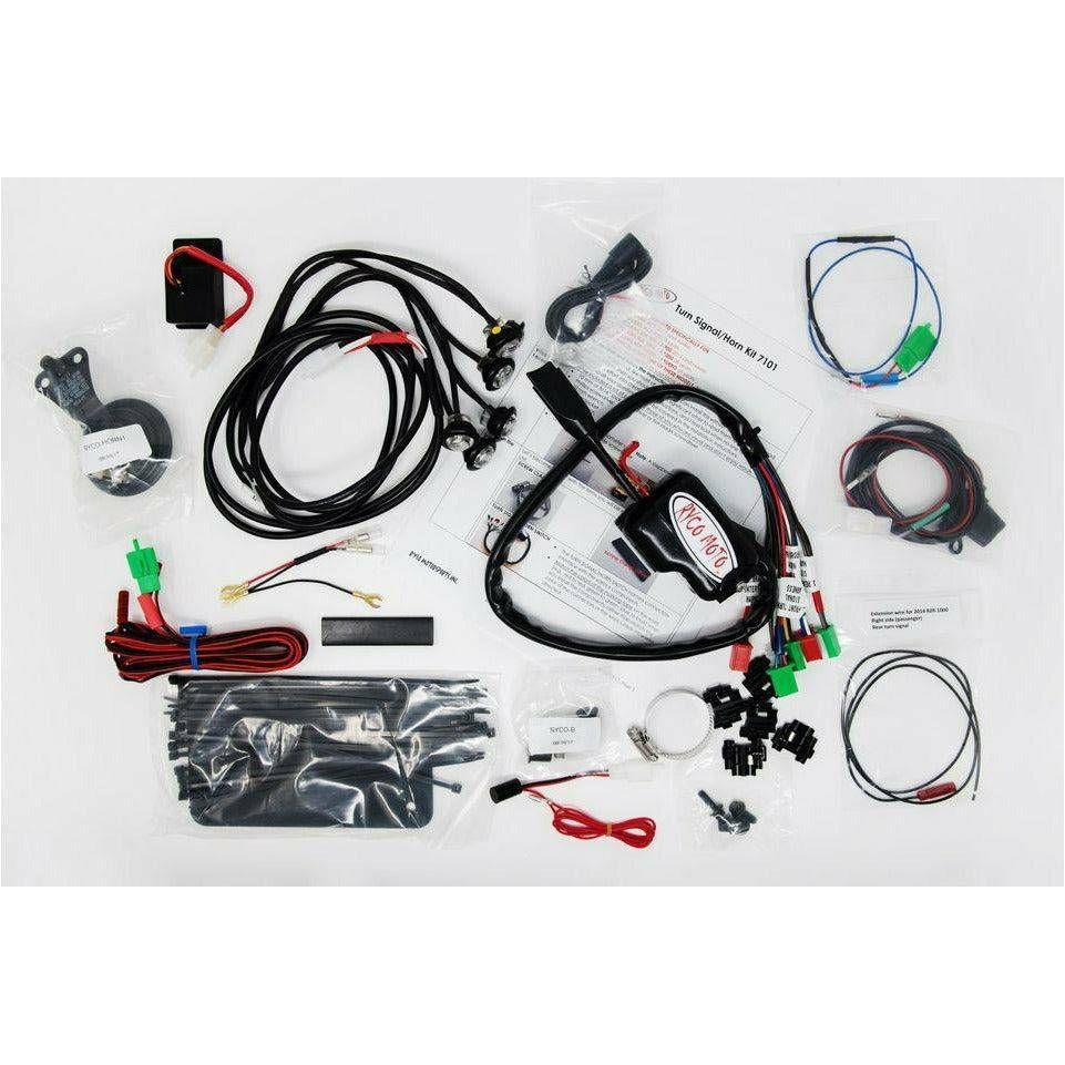 Polaris RZR Turn Signal & Horn Kit with Fang Lights