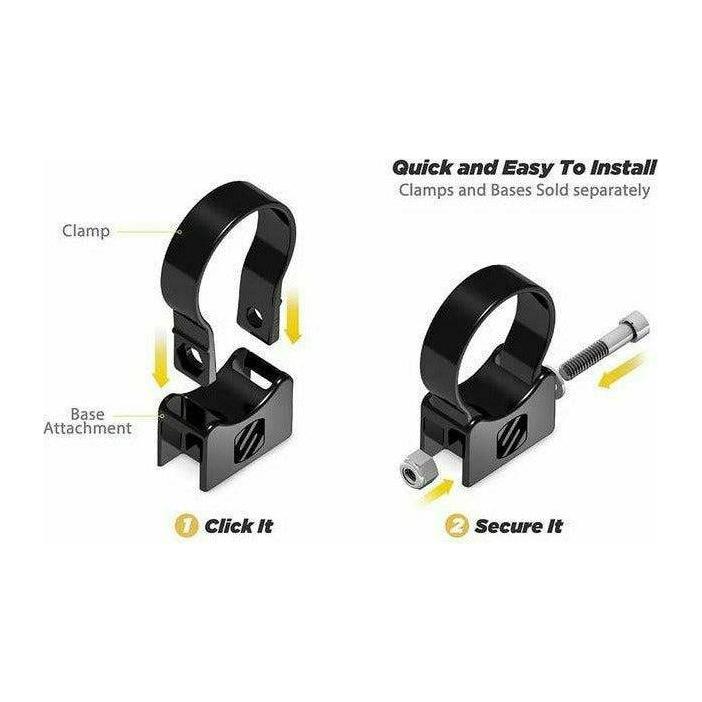 BaseClamp 18" Panoramic Rear View Mirror w/ 1.875" Clamps For X3 (Garage Sale)