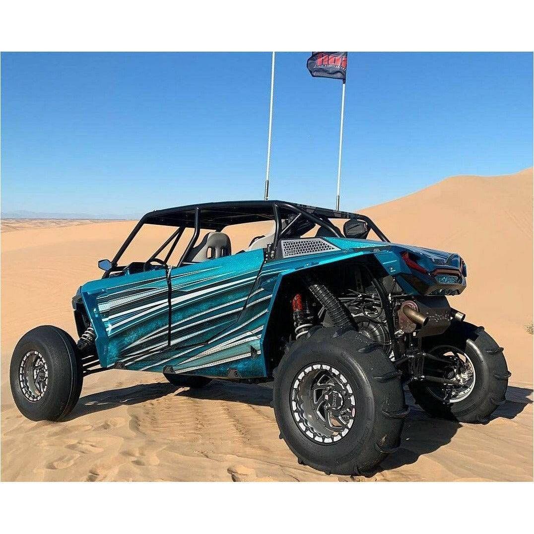 Polaris RZR 4 Raw Fastback Shorty Cage