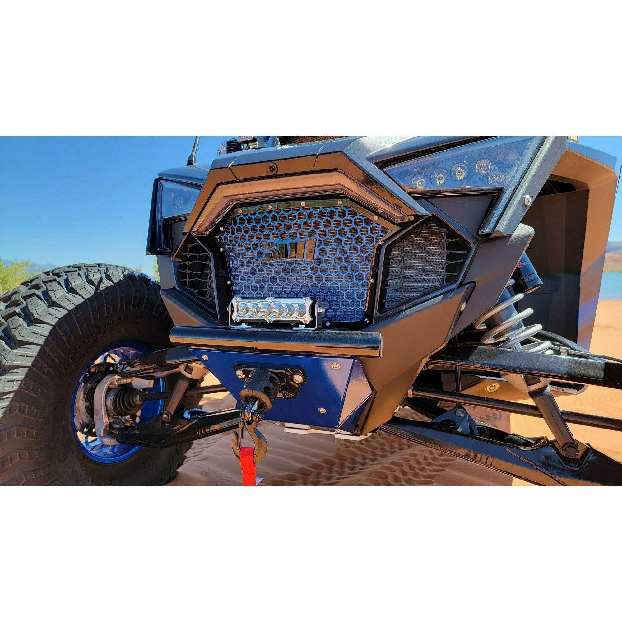 Polaris RZR Pro R / Turbo R Single Tube Front Winch Bumper