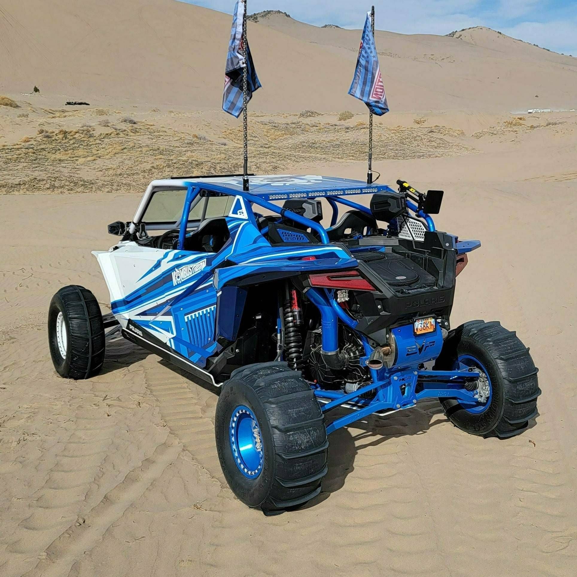 Polaris RZR Pro XP 4 Raw Fastback Shorty Cage with light pocket (SALE)