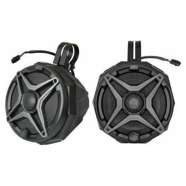 Polaris RZR Pro / Turbo R Ride Command 6.5" Cage Mount Plug-&-Play Speaker Pods