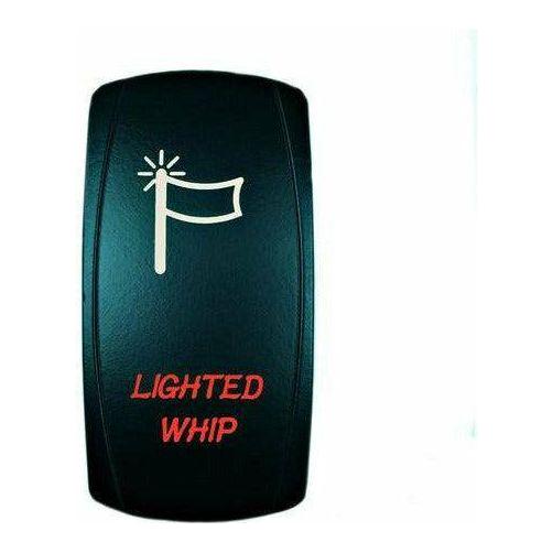 Lighted Whip Rocker Switch