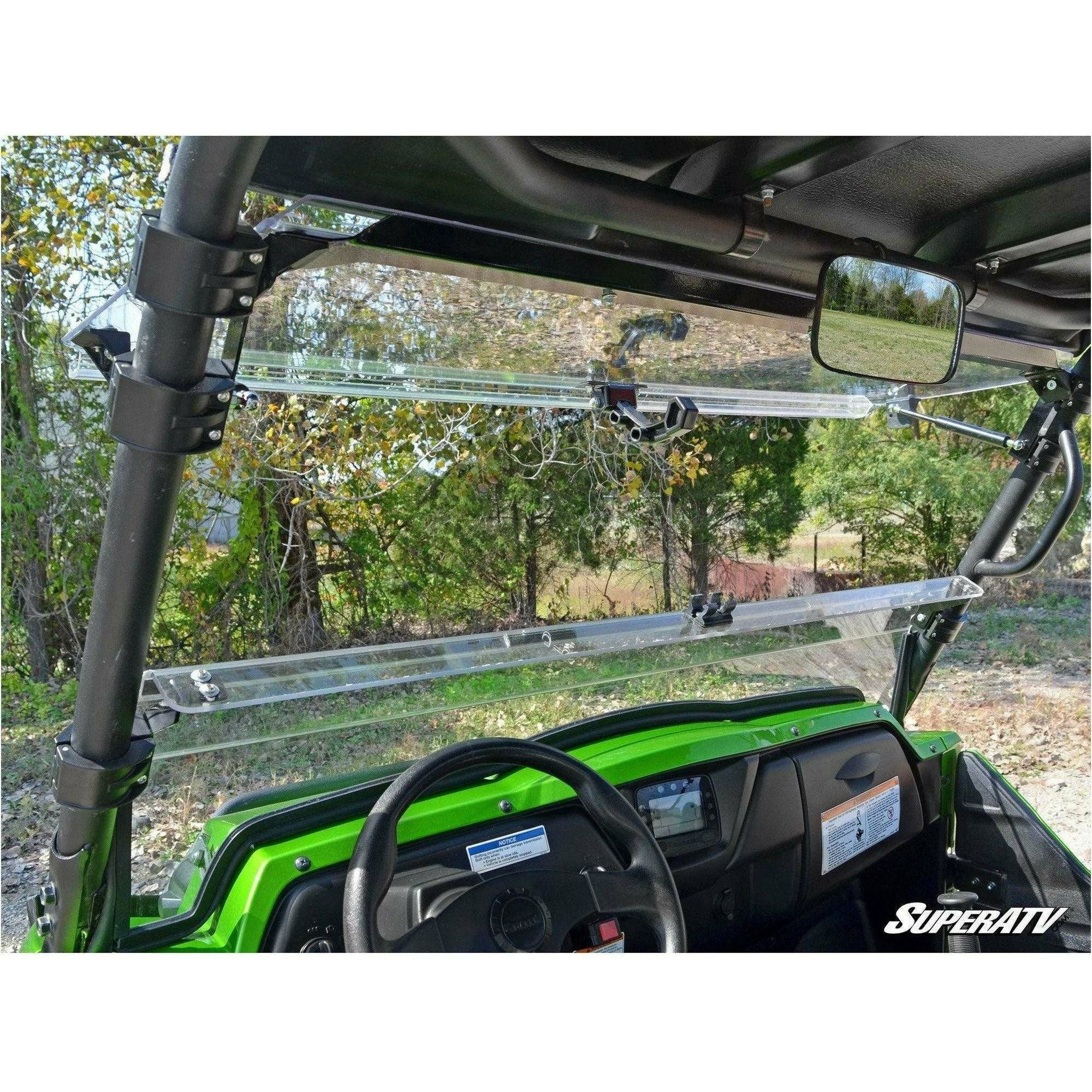 Kawasaki Teryx 750 / 800 Scratch Resistant Flip Windshield