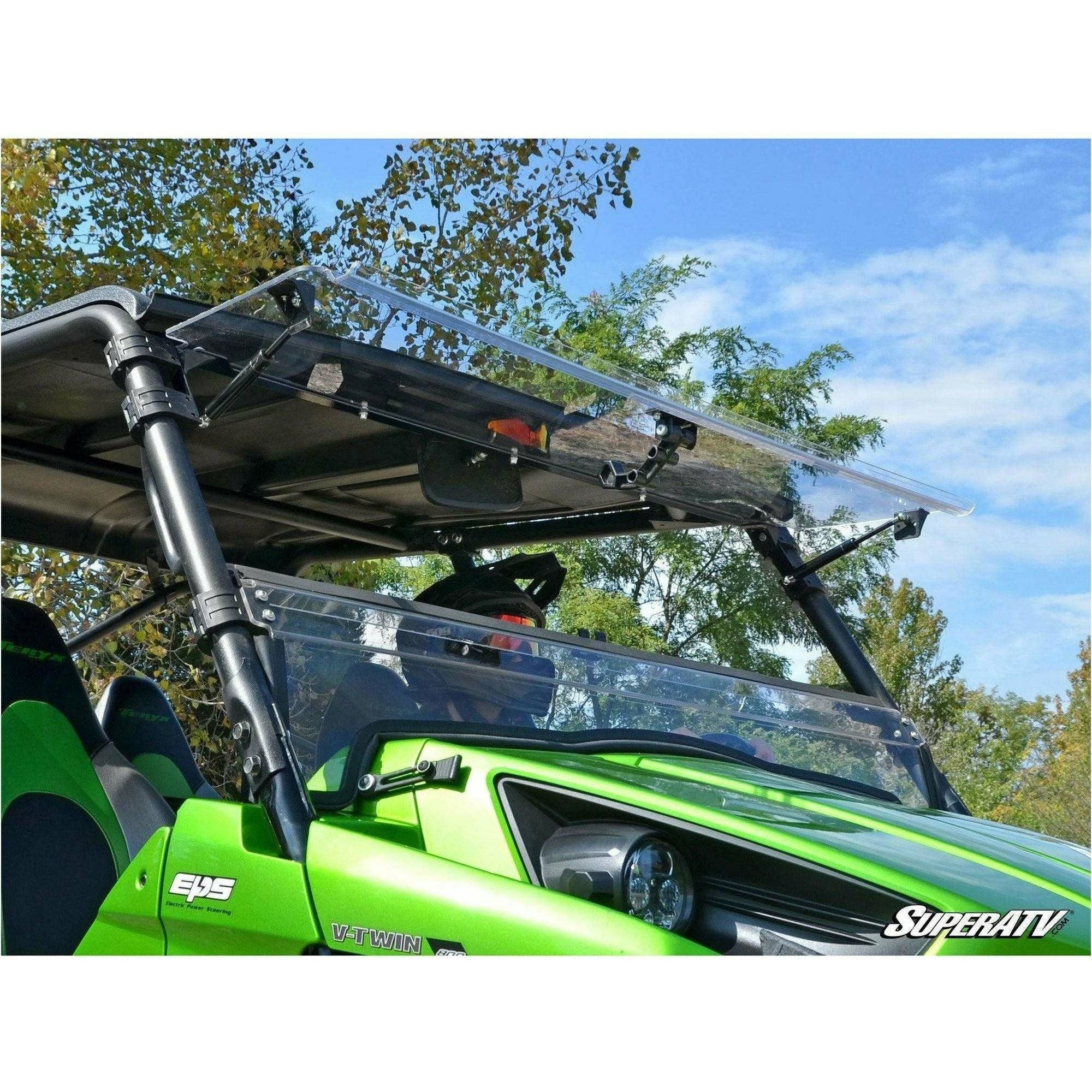 Kawasaki Teryx 750 / 800 Scratch Resistant Flip Windshield