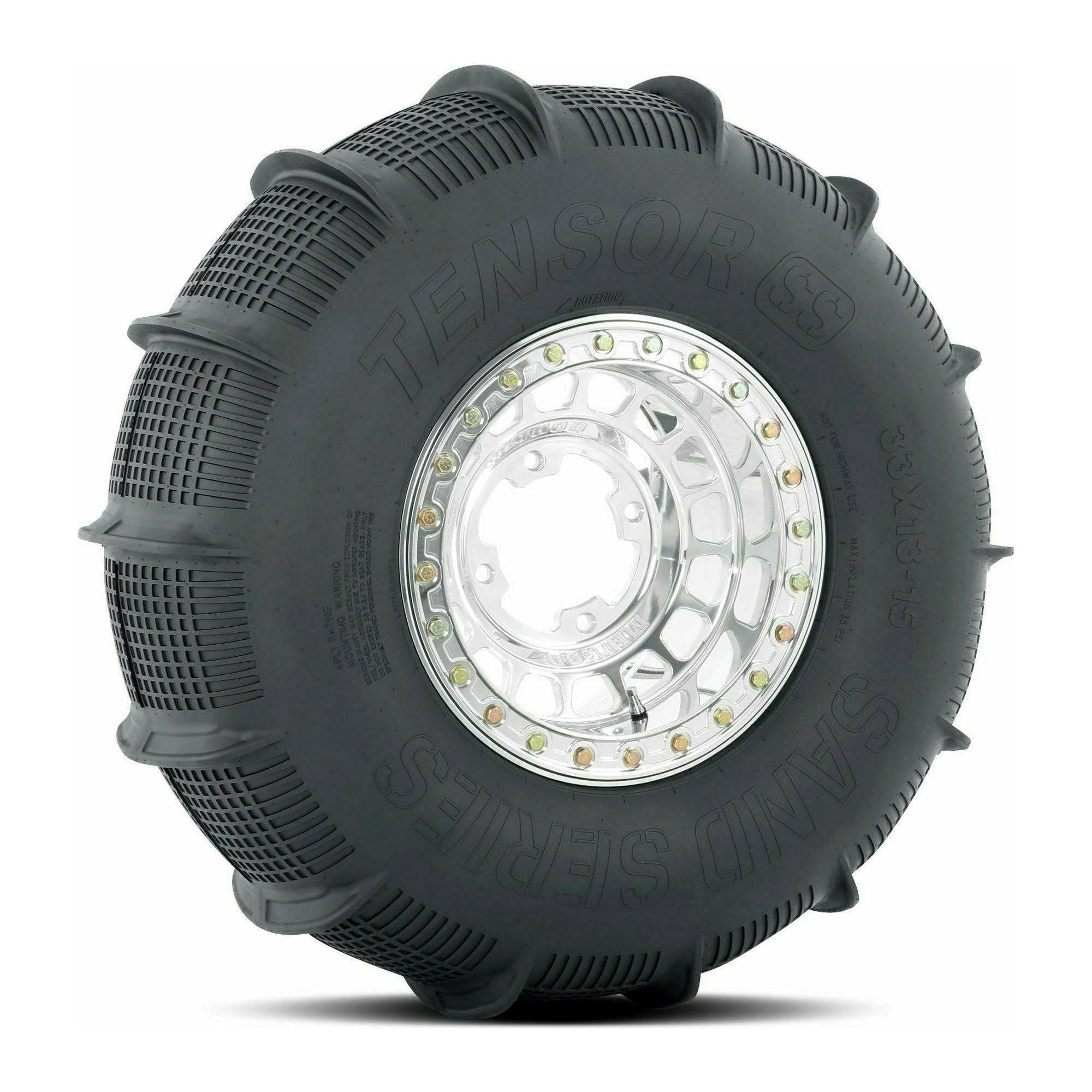 Can Am Maverick R 414 Bead Grip Wheel / Sand Series Tire Package