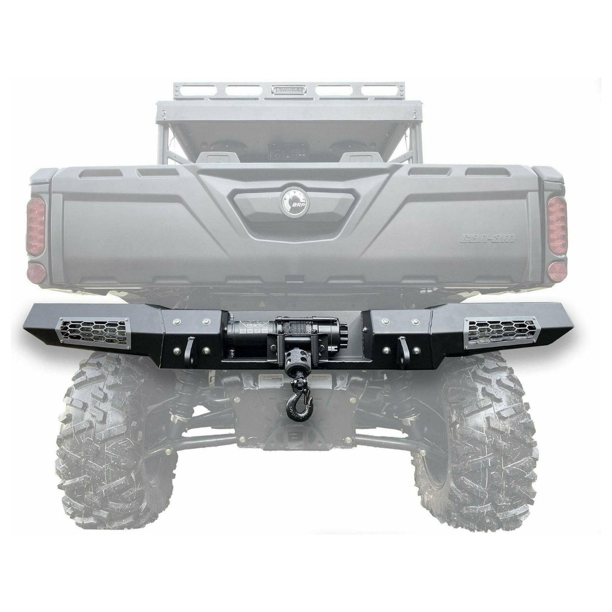 Can Am Defender Rear Winch Bumper