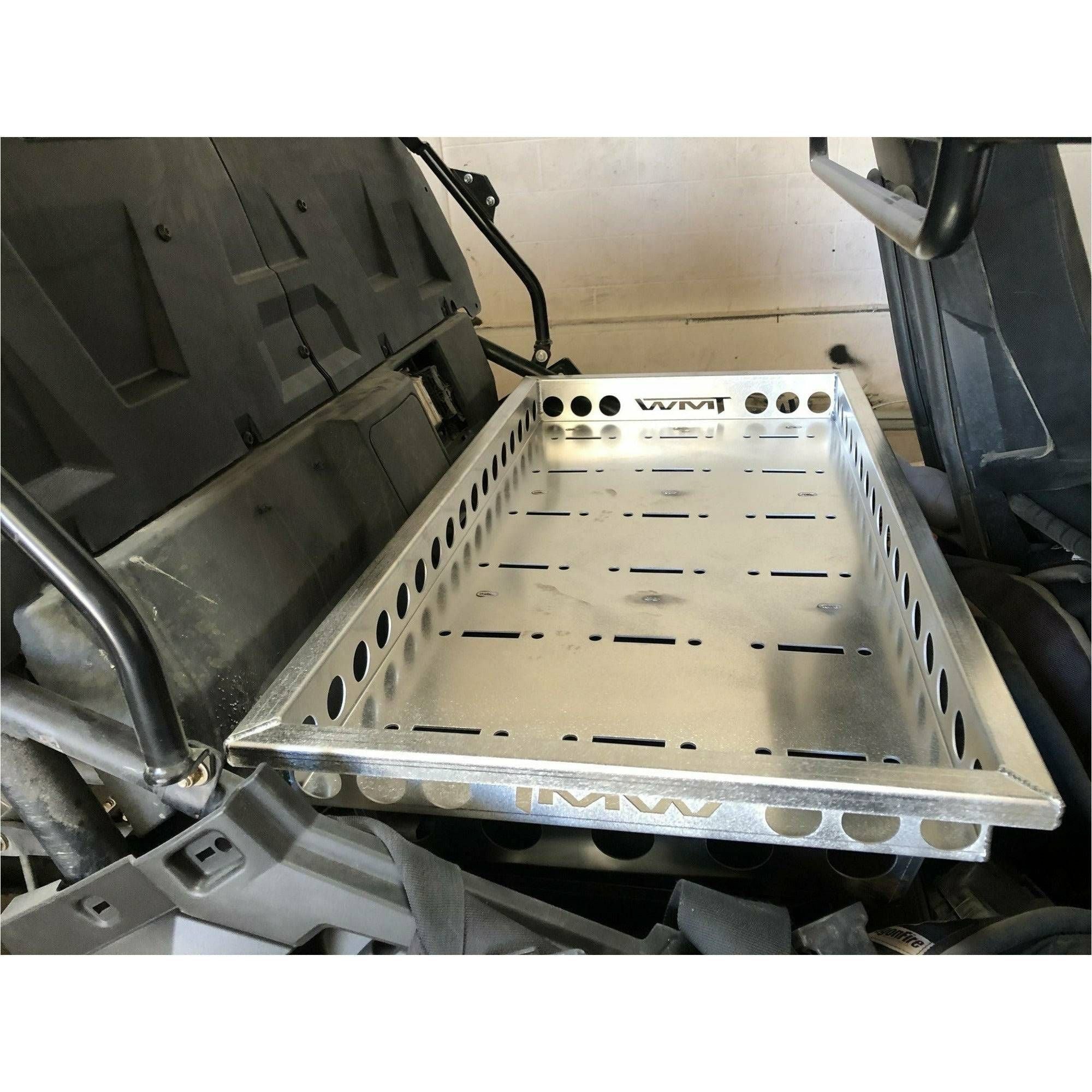 Polaris RZR Rear Seat Delete Tray