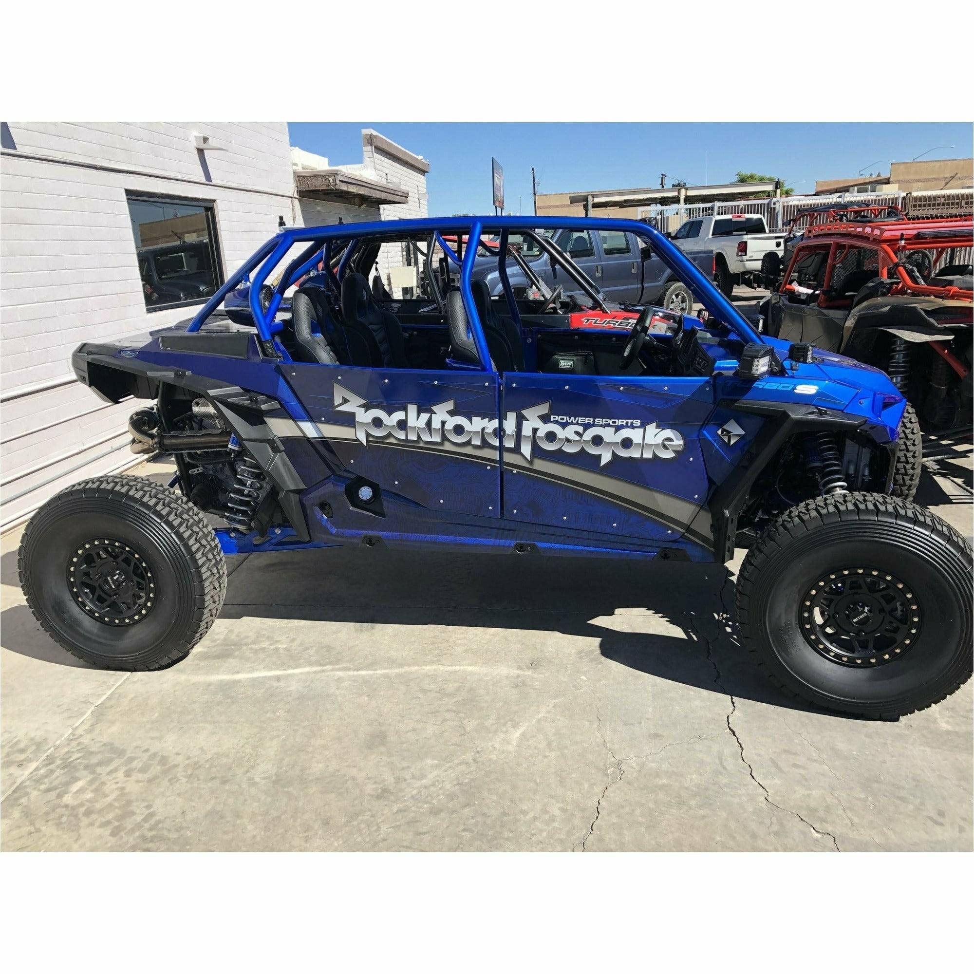 Polaris RZR 4 (2019+) Raw Sand Slayer Speed Cage with Roof