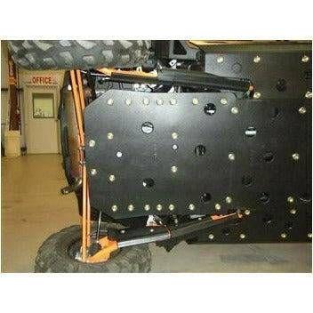 Polaris RZR XP 900 Full Skid Plate with Sliders
