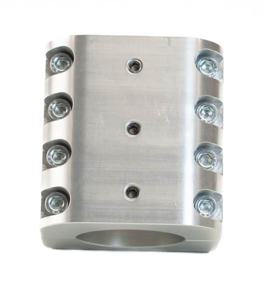 PSC Steering 1-1/2" Cylinder Assist Double Shear Billet Aluminum Tie Rod Clamp