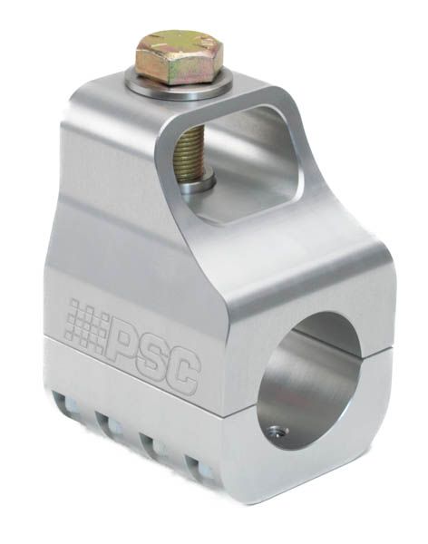 PSC Steering 1-3/4" Cylinder Assist Double Shear Billet Aluminum Tie Rod Clamp