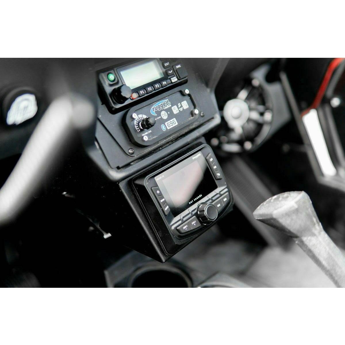 Polaris RZR Under Dash Head Unit Mounting Bracket