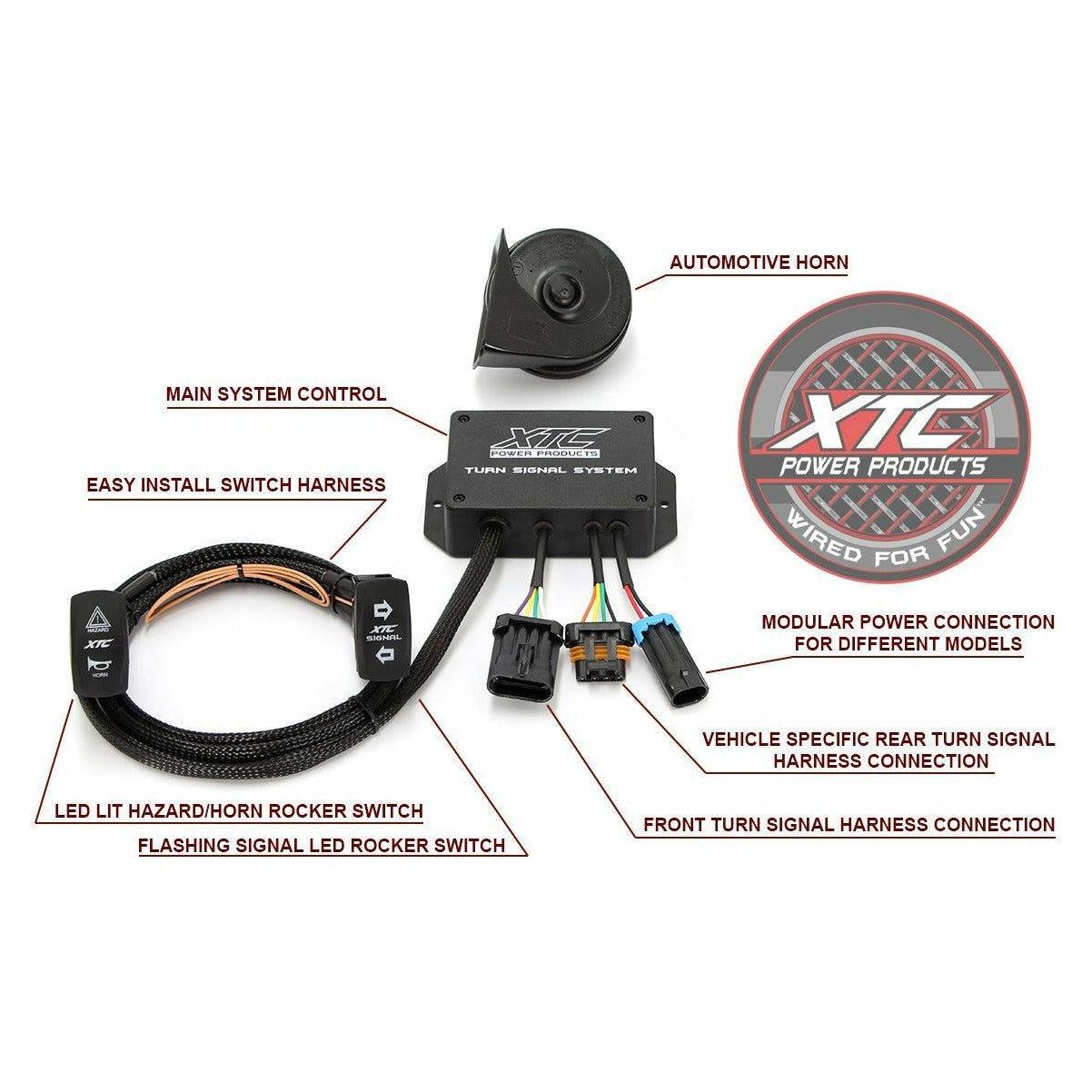 Polaris RZR XP 1000 (2014) Plug & Play Turn Signal System with Horn