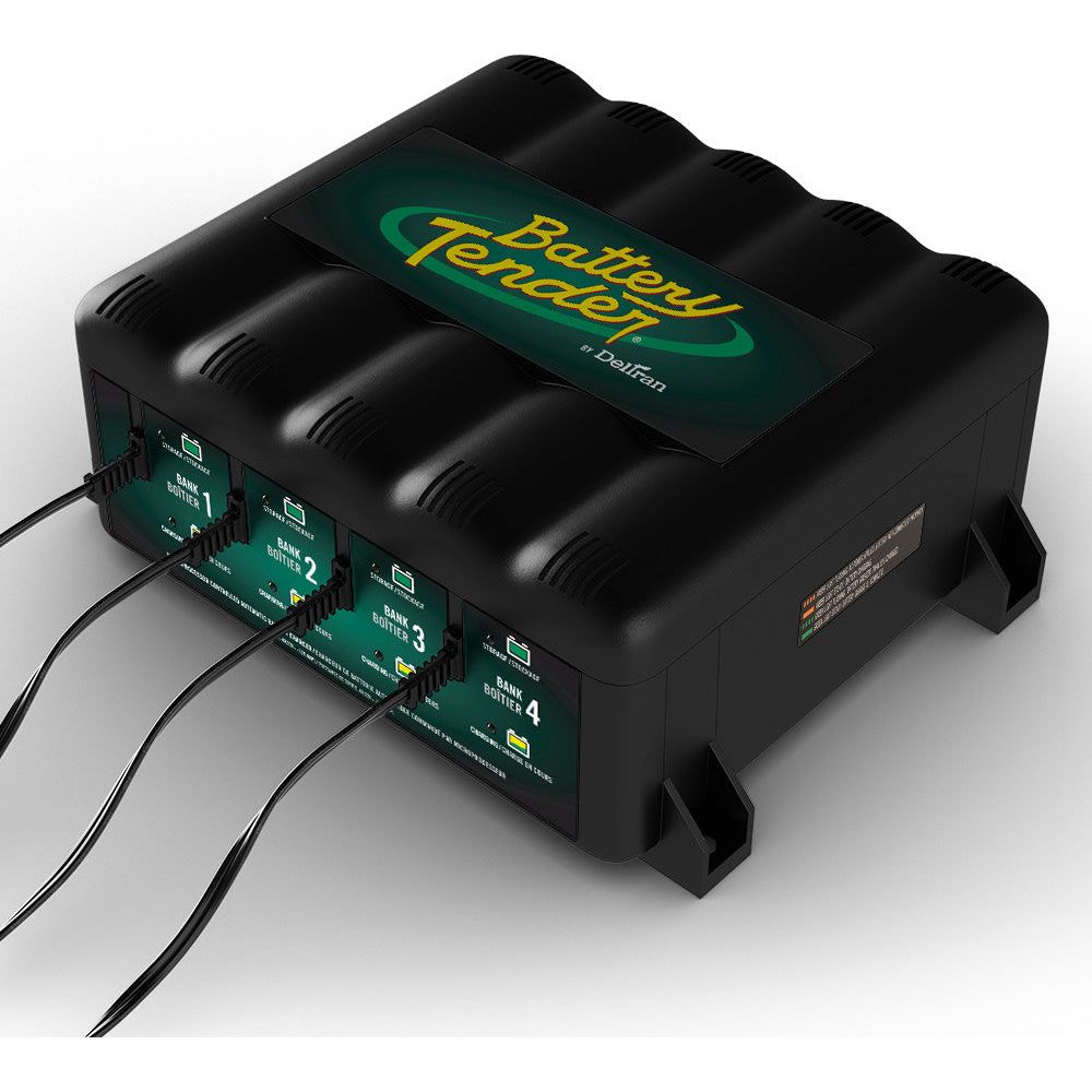 4 Bank, 1.25 AMP 12V Battery Charger
