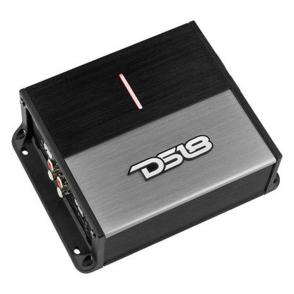 DS18 4-Channel Amp 2x 500/4ohm Bridge 4 x 250/2ohm 4 x 150/4ohm Watts RMS Class D
