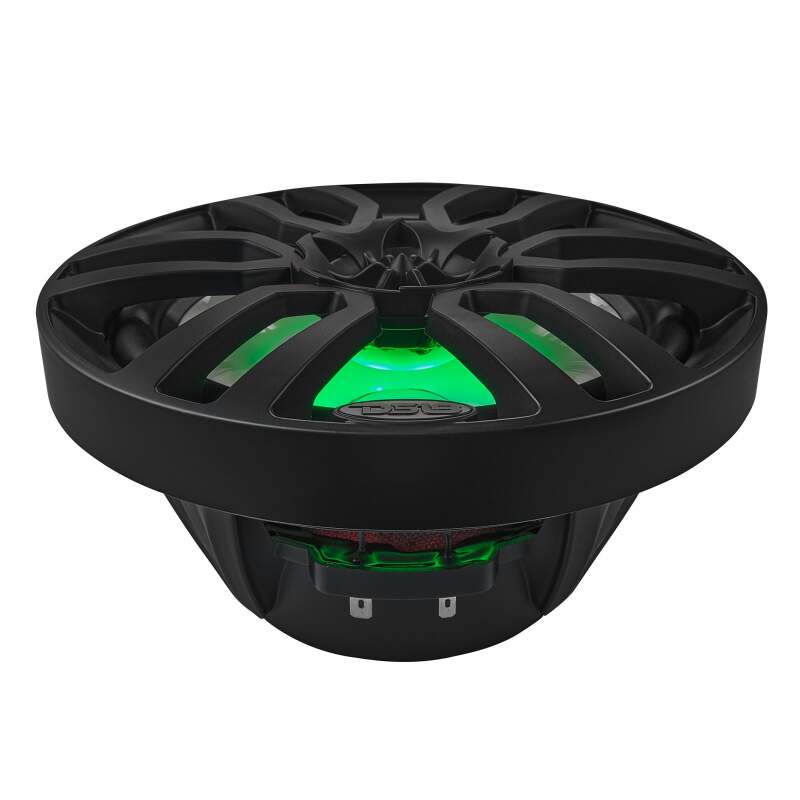 DS18 NXL Series Coaxial Marine Speakers w/ RGB Lights 8in 2-Way 125 Watts RMS 4 ohm Black