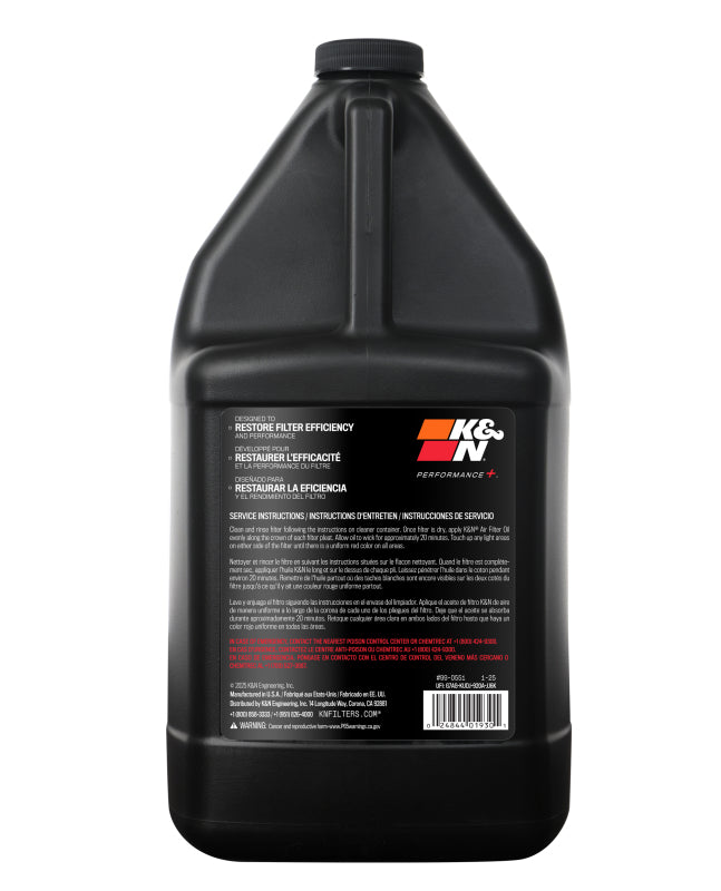 K&N 1 Gallon Air Filter Oil