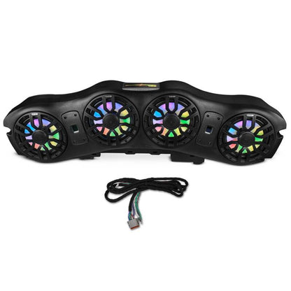 DS18 2024+ JL/JLU/JT Overhead Soundbar w/ Speakers (2 x NXL-IQ8/BK) and LEDs