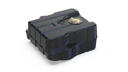 40 Gallon, After Axle, Replacement Tank For 2000-2010 Ford Powerstroke 7.3L 6.0L 6.4L, Cab Chassis