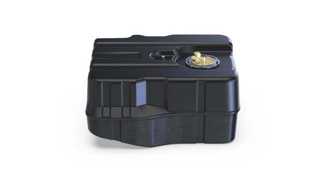 40 Gallon, After Axle, Replacement Tank For 2000-2010 Ford Powerstroke 7.3L 6.0L 6.4L, Cab Chassis