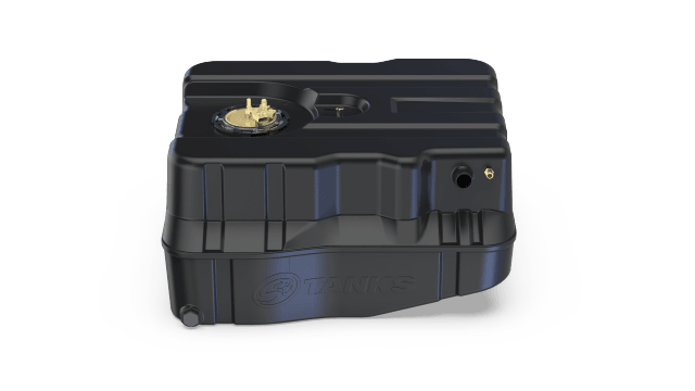 40 Gallon, After Axle, Replacement Tank For 2000-2010 Ford Powerstroke 7.3L 6.0L 6.4L, Cab Chassis