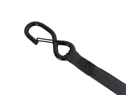 1" x 10ft Retractable Tie Downs w/ Built in Soft-Tie (2-Pack) - SpeedStrap