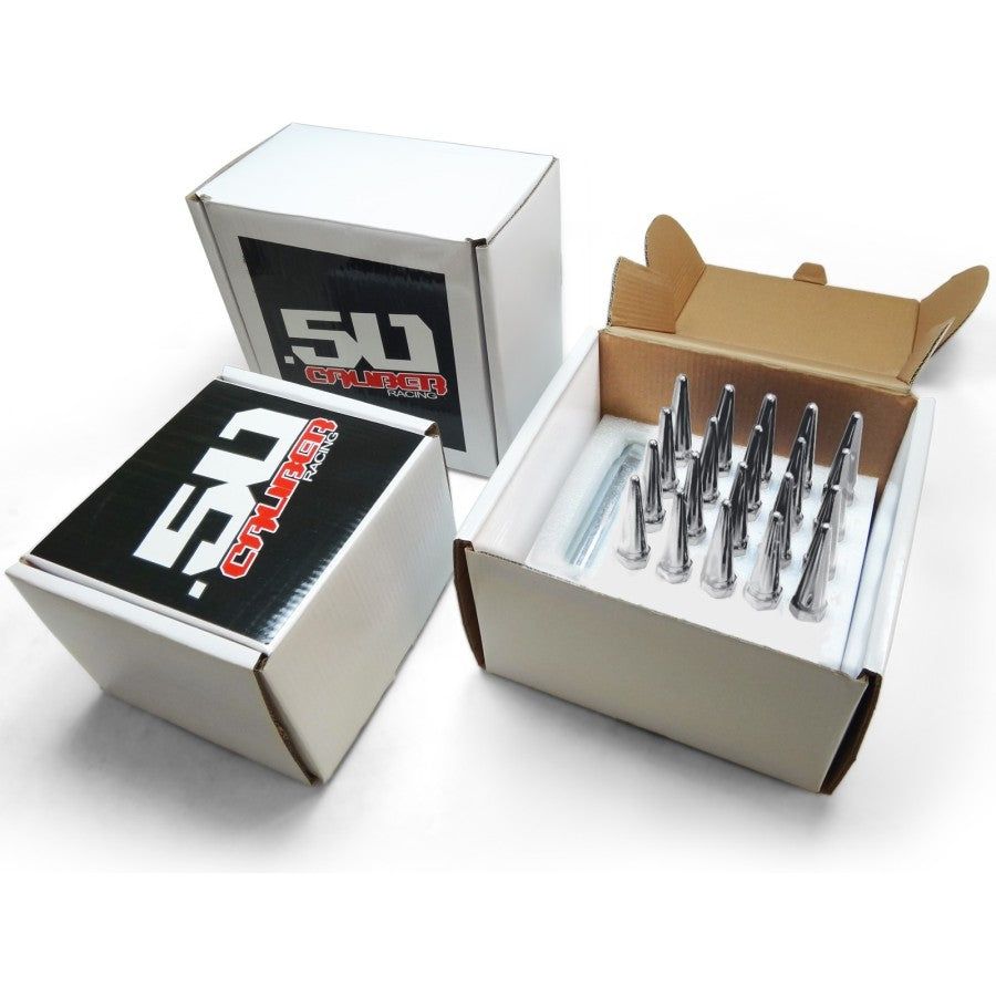 12 x 1.25mm Extended Spike Lug Nuts (60 Degree Taper Seat)