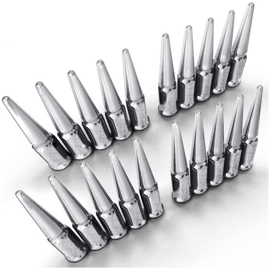 12 x 1.25mm Extended Spike Lug Nuts (60 Degree Taper Seat)