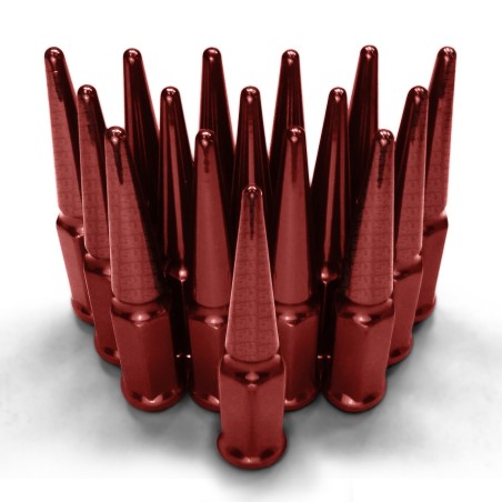 12x1.5mm Extended Spike Lug Nuts - 60 Degree Taper Seat