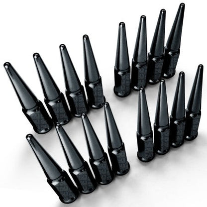 12x1.5mm Extended Spike Lug Nuts - 60 Degree Taper Seat