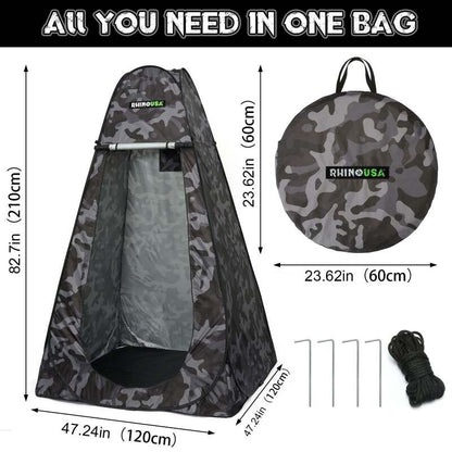 Rhino USA Popup Privacy Tent - Camo