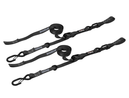 1" x 10' Cam-Lock Tie Down with Snap S-Hooks and Soft-Tie (2 Pack) - SpeedStrap