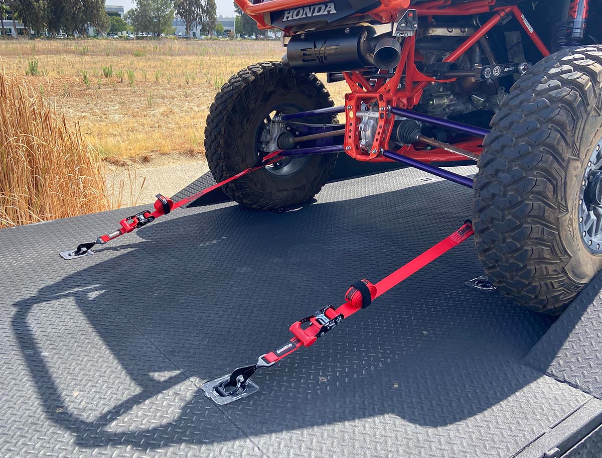 1.5" x 10' Ratchet Tie-Down w/ Soft-Tie (2 Pack) - SpeedStrap
