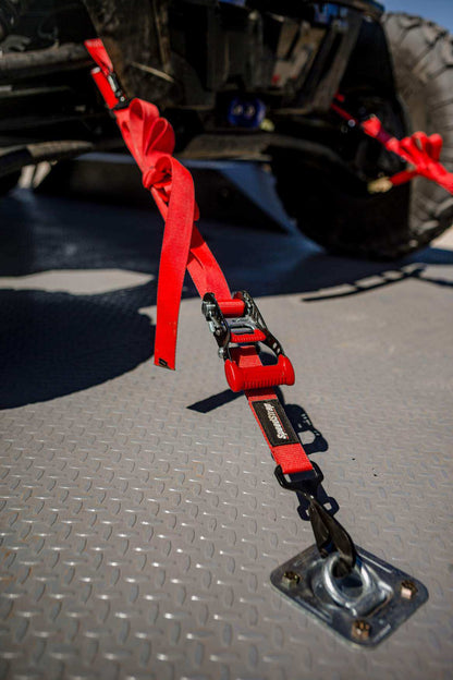 1.5" x 10' Ratchet Tie-Down w/ Soft-Tie (2 Pack) - SpeedStrap