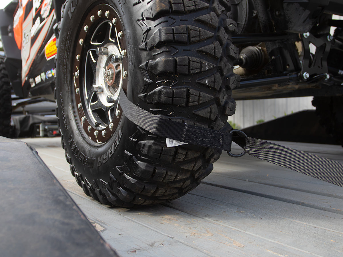 1.5" Wheel Lasso Tie-Down (2 Pack) - Black - SpeedStrap