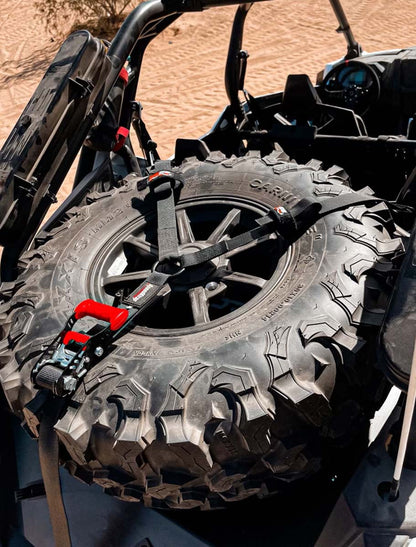 1.5" 3-Point Spare Tire Tie-Down with Swivel Hooks - SpeedStrap