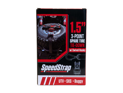 1.5" 3-Point Spare Tire Tie-Down with Swivel Hooks - SpeedStrap